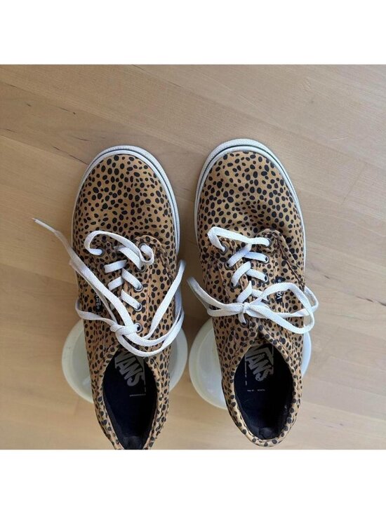 Vans Shoes - Vans Leopard Print Canvas Sneakers